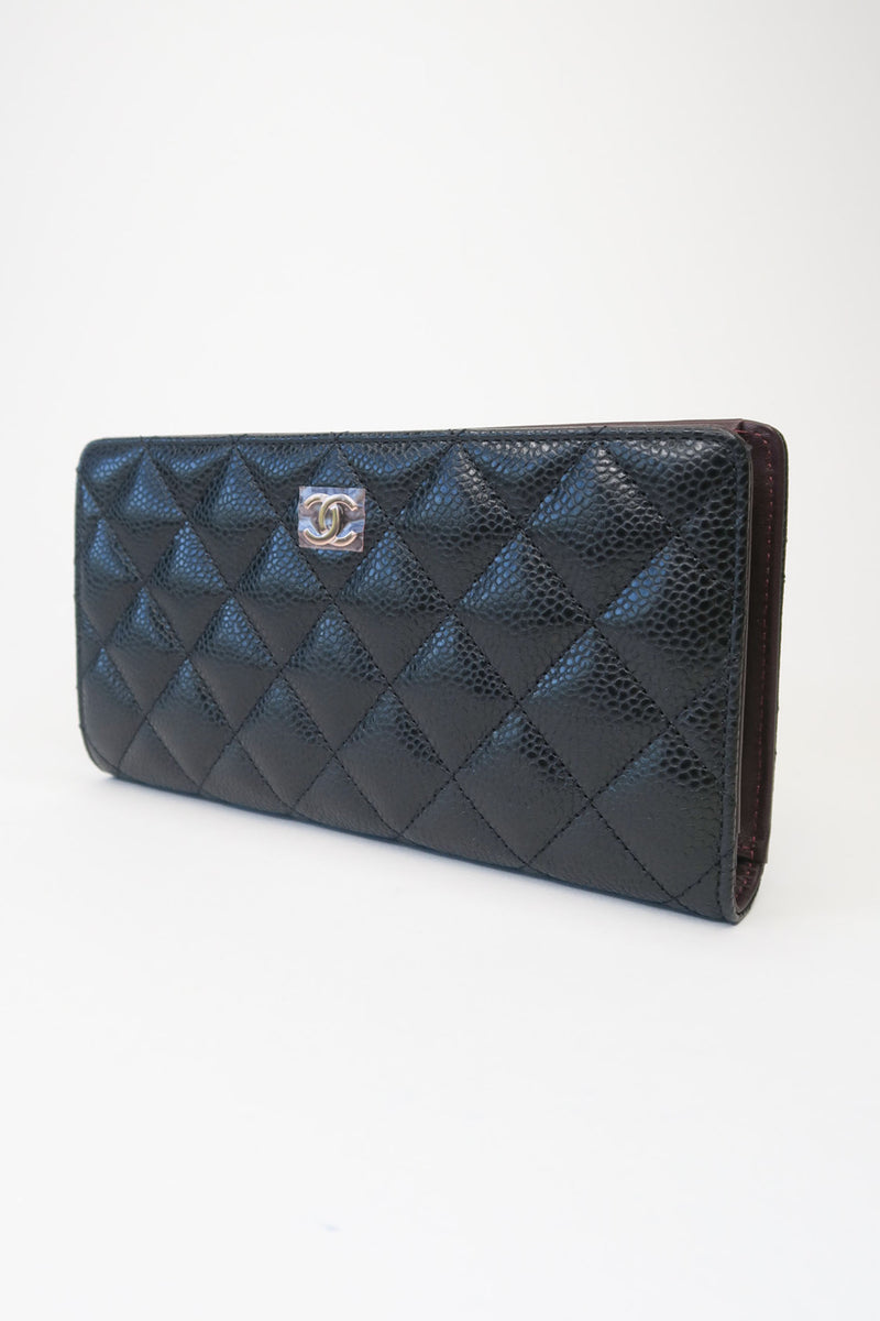 Chanel Caviar Yen Bifold Wallet