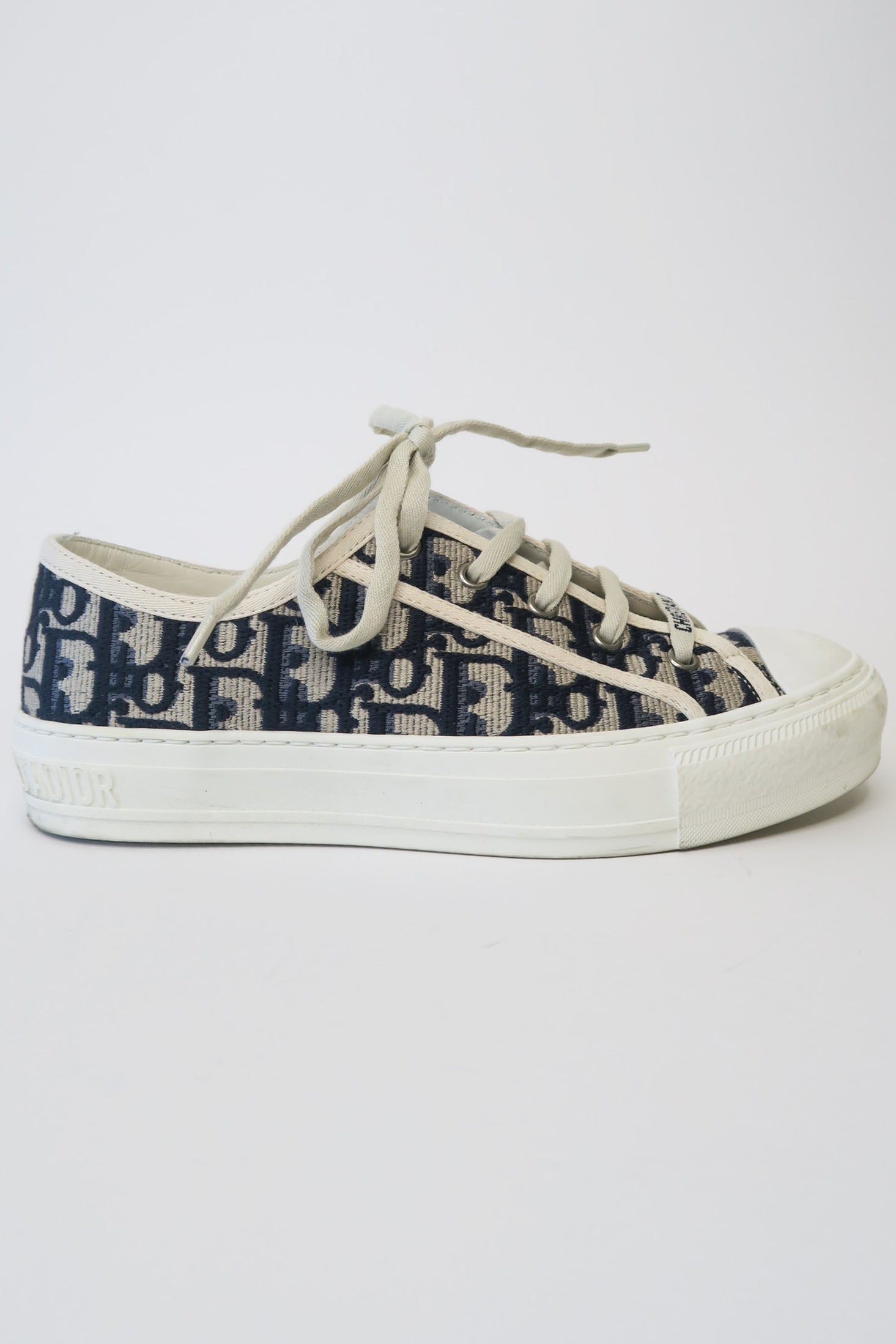 Christian Dior Canvas Printed Sneakers sz 37.5