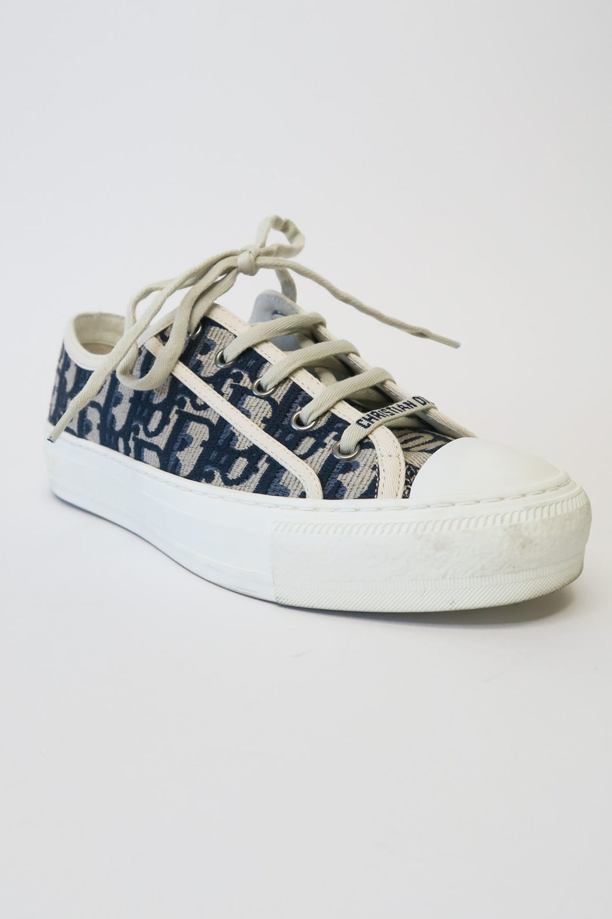 Christian Dior Canvas Printed Sneakers sz 37.5