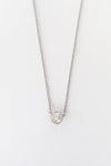 Tiffany & Co. Platinum Diamonds by the Yard Single Diamond Pendant Necklace