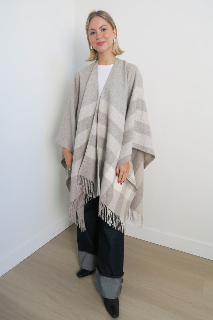 Eileen Fisher Merino Wool Cape