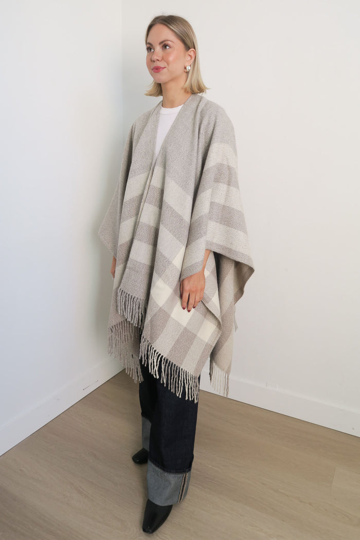 Eileen Fisher Merino Wool Cape