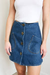 Gucci Denim Mini Skirt w/ Tags sz 38