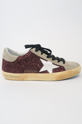 Golden Goose Glitter Accents Sneakers sz 37