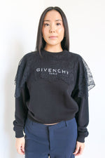 Givenchy Graphic Print Crew Sweater sz S