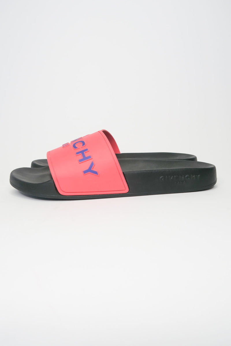 Givenchy Rubber Printed Slides sz 38
