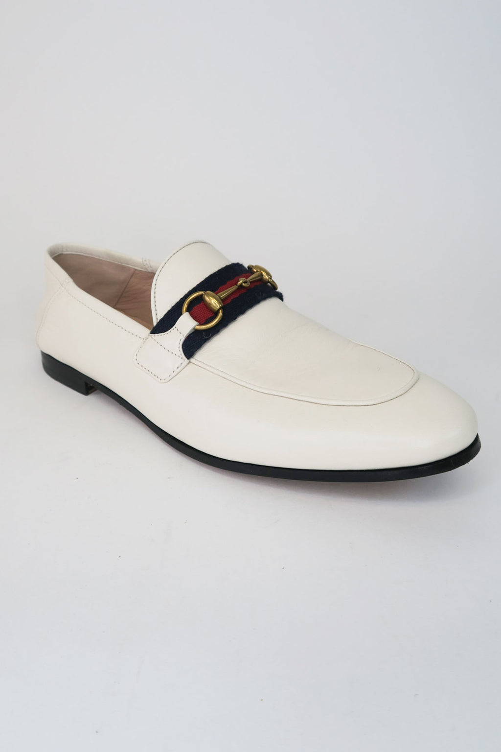 Gucci Brixton Web Accent Loafers sz 39