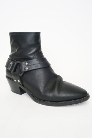 Golden Goose Leather Ankle Moto Boots sz 36 - Designer Boots at The Find Luxury Resale - Vancouver, Canada