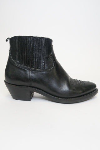 Golden Goose Leather Western Boots sz 36 - Designer Boots at The Find Luxury Resale - Vancouver, Canada