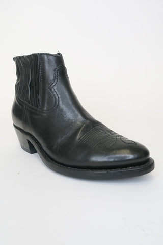 Golden Goose Leather Western Boots sz 37.5 - Designer Boots at The Find Luxury Resale - Vancouver, Canada