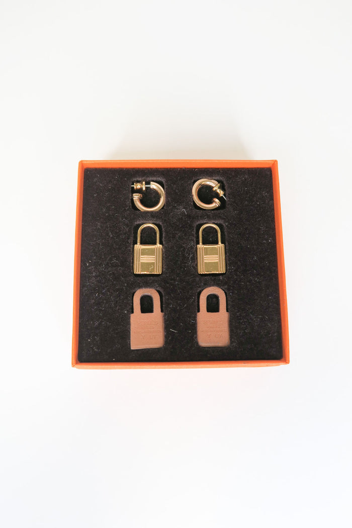 Hermès O'Kelly Hoop Drop Earrings