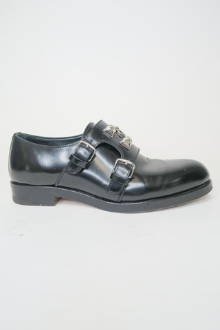 Hermes Leather Studded Accents Loafers sz 36 - Designer Loafers at The Find Luxury Resale - Vancouver, Canada