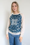 Hermès Printed Crew Neck Sweater sz 40