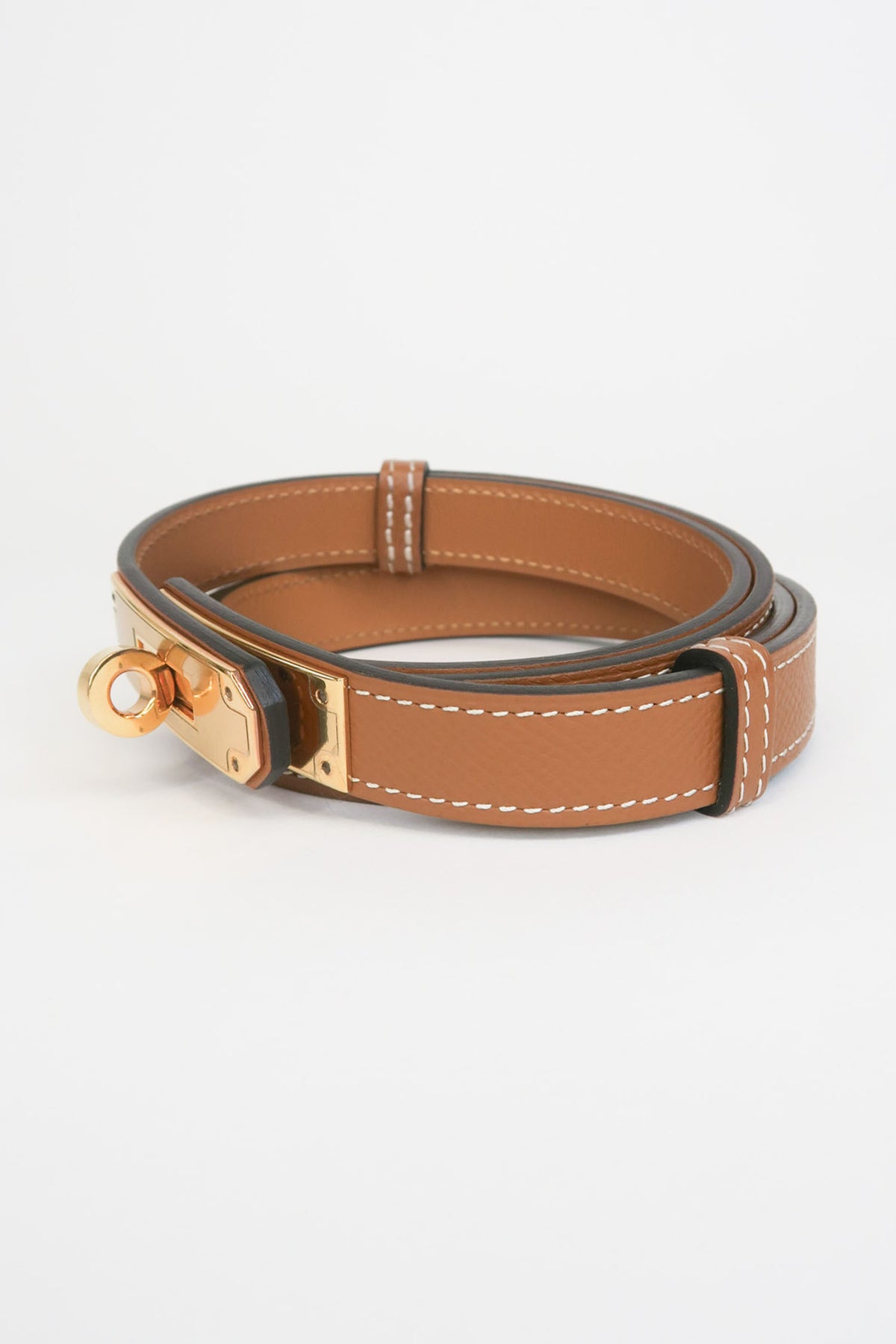 Hermès Kelly 18 mm Epsom Leather Kelly Belt