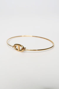 Hermes 18k Rose Gold Chain D'Ancre Ronde Bracelet