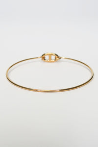 Hermes 18k Rose Gold Chain D'Ancre Ronde Bracelet