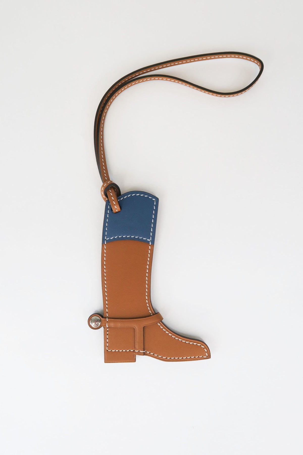 Hermès Leather Paddock Boot Bag Charm