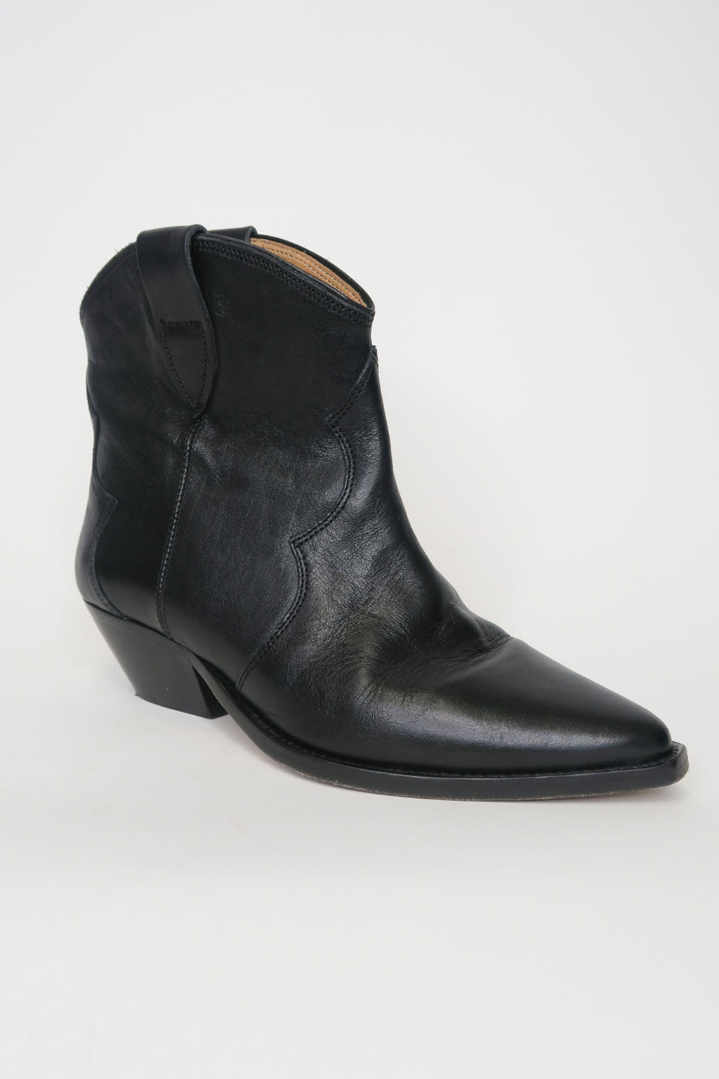 Isabel Marant Leather Western Boots sz 38