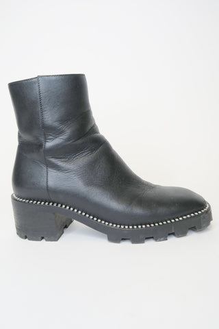 Jimmy Choo Leather Chelsea Boots sz 36 - Designer Boots at The Find Luxury Resale - Vancouver, Canada