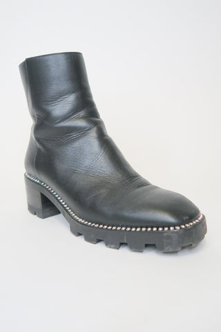 Jimmy Choo Leather Chelsea Boots sz 36 - Designer Boots at The Find Luxury Resale - Vancouver, Canada