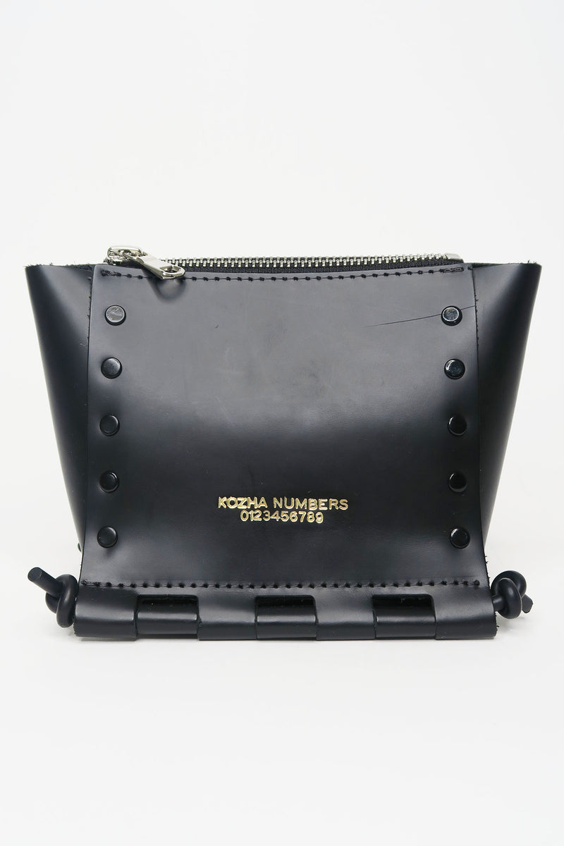 Kozha Numbers Leather Shoulder Bag