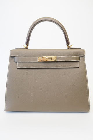 Hermès 2020 Epsom Kelly II Sellier 28 - Designer Handbags at The Find Luxury Resale - Vancouver, Canada