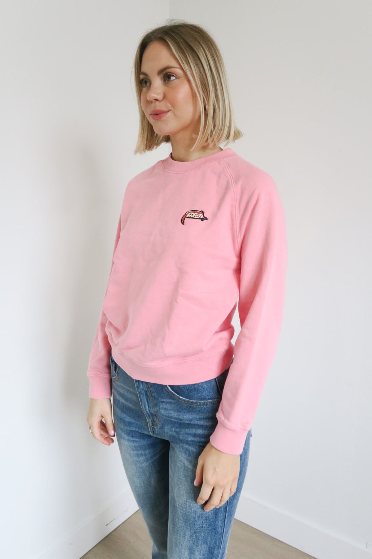 Maison Kitsune Crew Neck Sweater sz M