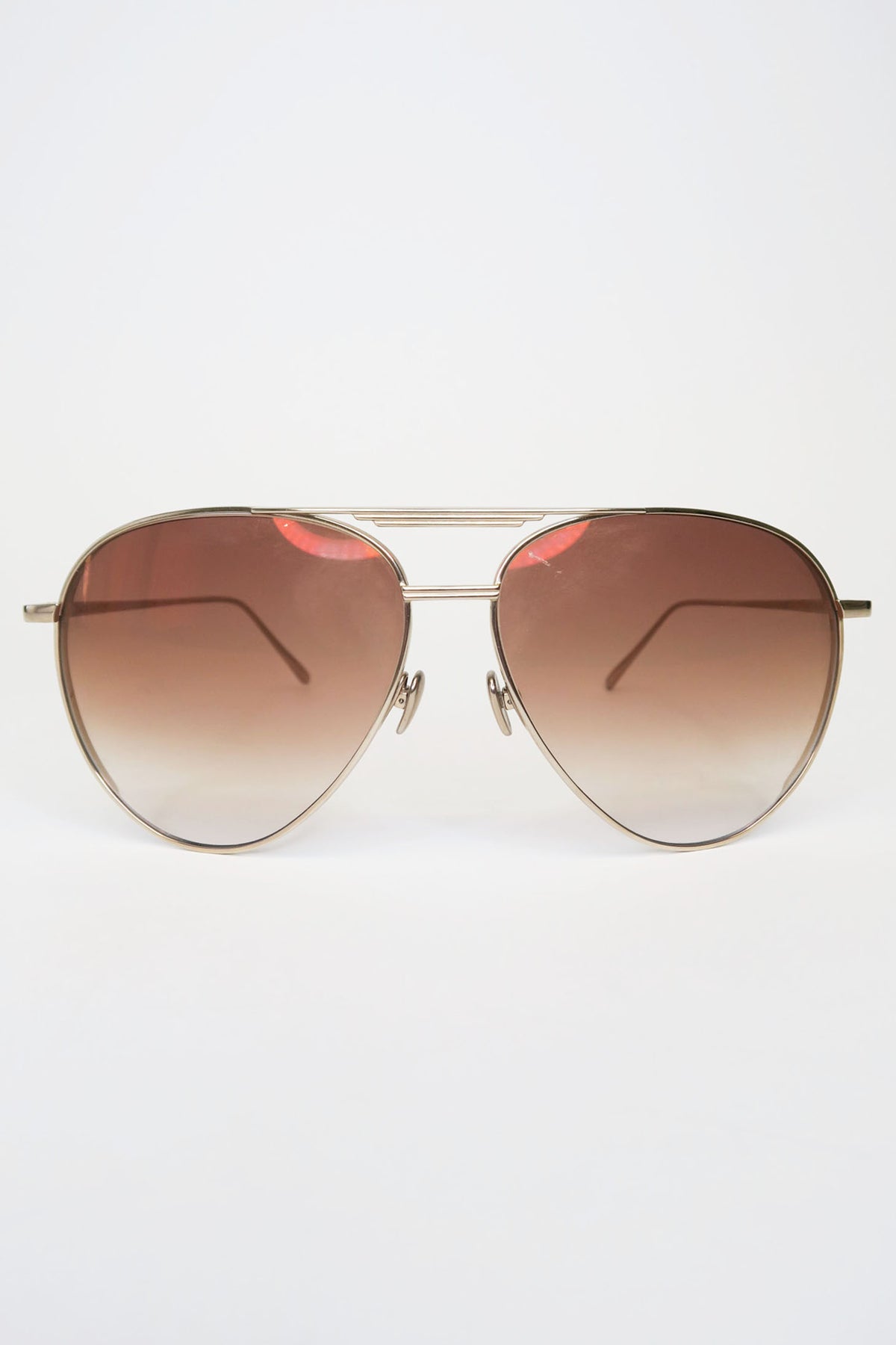 Linda Farrow Aviator Sunglasses