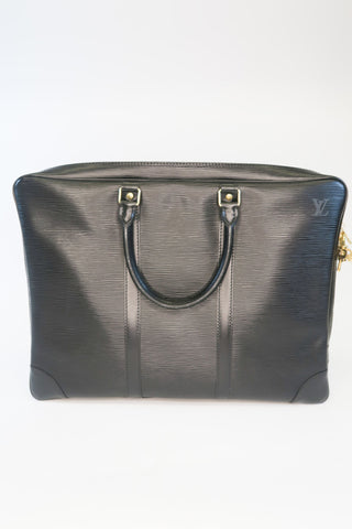 Louis Vuitton Epi Leather Porte-Documents Vintage - Designer Handbags at The Find Luxury Resale - Vancouver, Canada