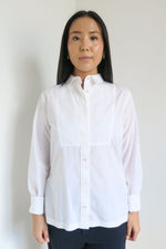 Sacai Pleated Button-Up Top sz 4