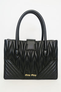 Miu Miu Matelasse Handle Bag