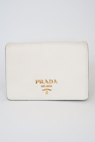 Prada Vitello Daino Accordion Crossbody Bag - Designer Handbags at The Find Luxury Resale - Vancouver, Canada