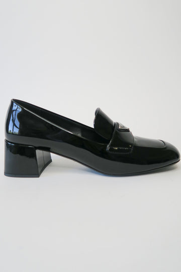 Prada Patent Leather Accents Loafers sz 38