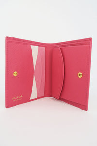 Prada Saffiano Compact Wallet