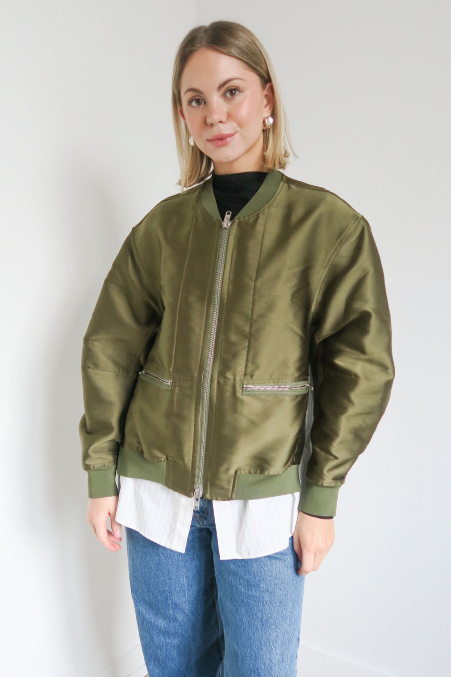 3.1 Phillip Lim Bomber Jacket sz 4 The Find Studio