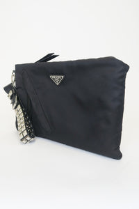 Prada Padded Nylon Clutch