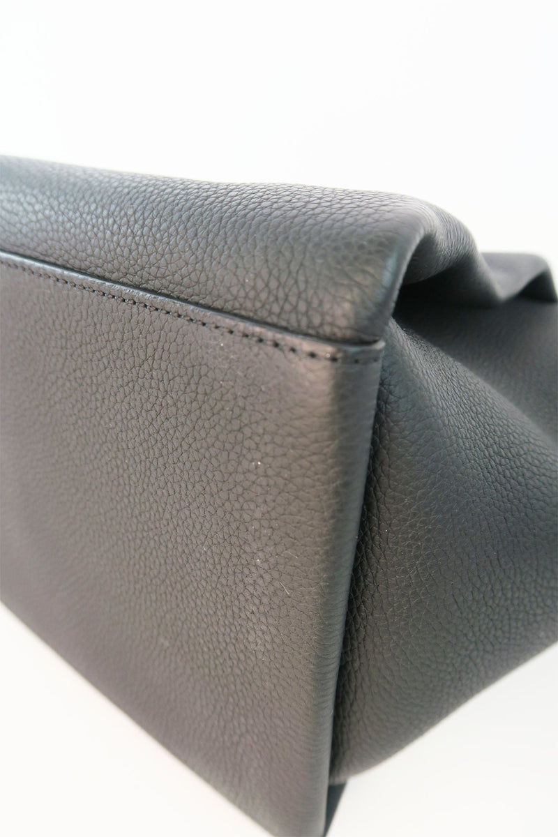 The Row Pebbled Calfskin TR1 Shoulder Bag