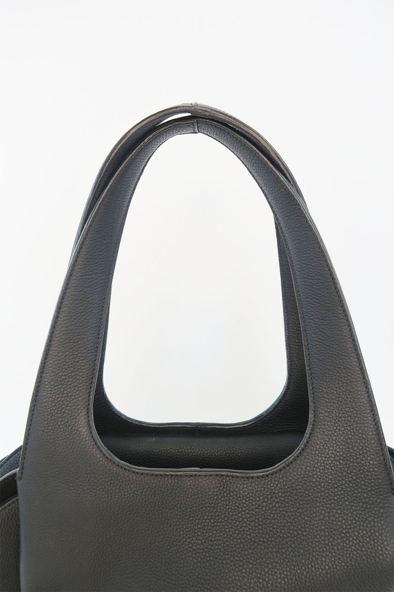 The Row Pebbled Calfskin TR1 Shoulder Bag