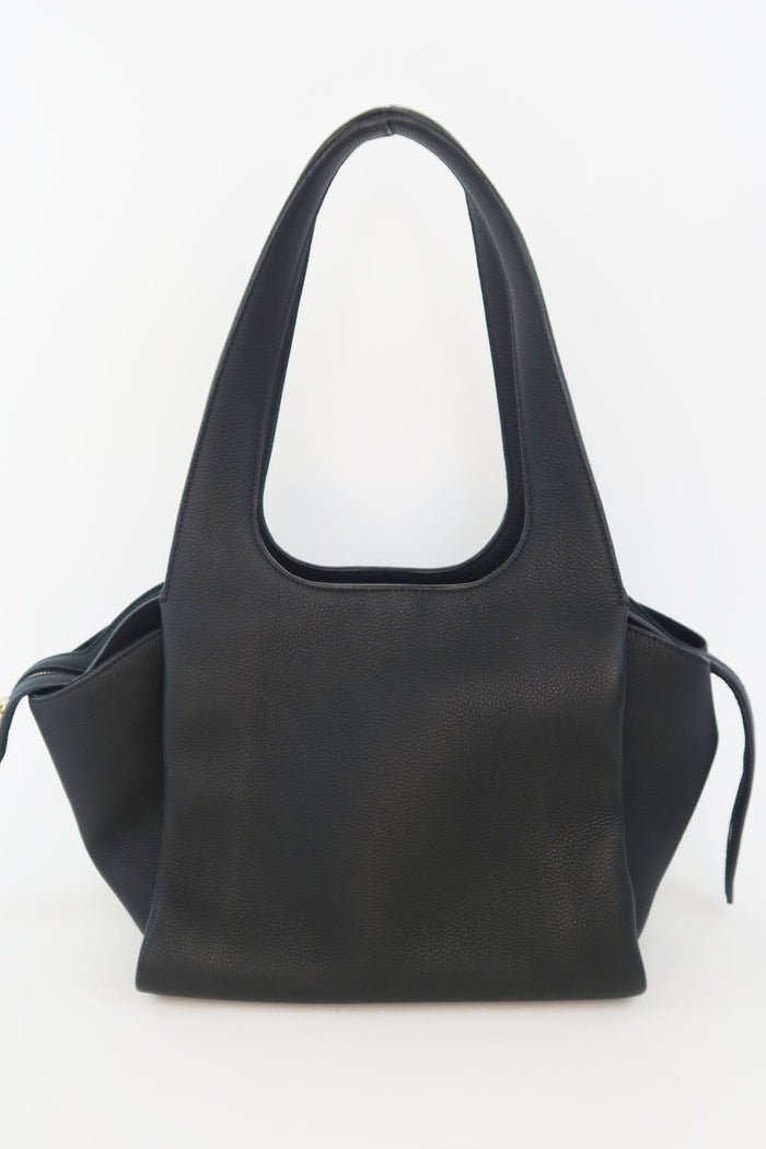 The Row Pebbled Calfskin TR1 Shoulder Bag