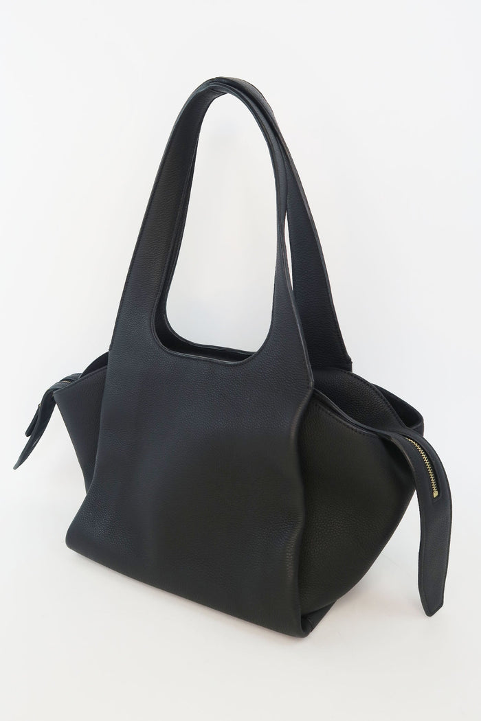 The Row Pebbled Calfskin TR1 Shoulder Bag