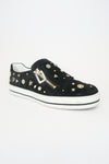 Roger Vivier Velvet Studded Accents Sneakers sz 37.5