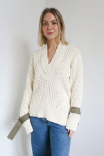 Sacai Knit V-Neck Sweater sz 2