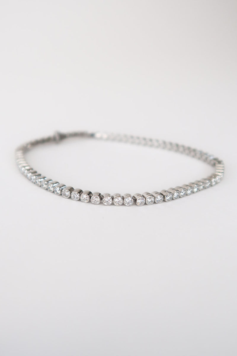 Tiffany & Co. Platinum 1.50ctw Diamond Jazz Tennis Bracelet