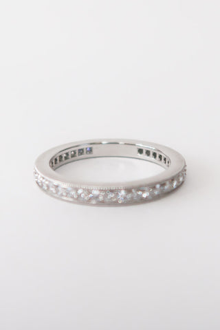 Tiffany & Co. Platinum Diamond Eternity Band - Designer Rings at The Find Luxury Resale - Vancouver, Canada