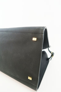 The Row Leather Margaux 15 Handle Bag