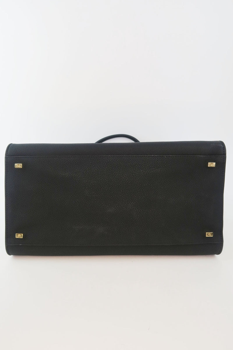 The Row Leather Margaux 15 Handle Bag