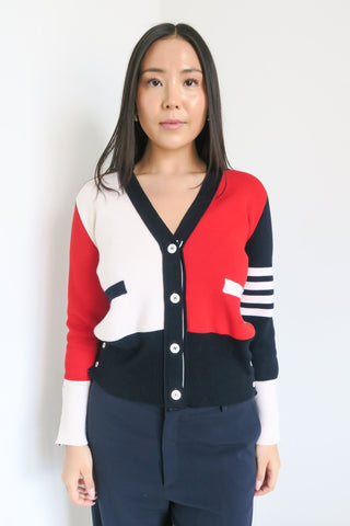 Thom Browne Cardigan sz 2 - Designer Sweaters at The Find Luxury Resale - Vancouver, Canada