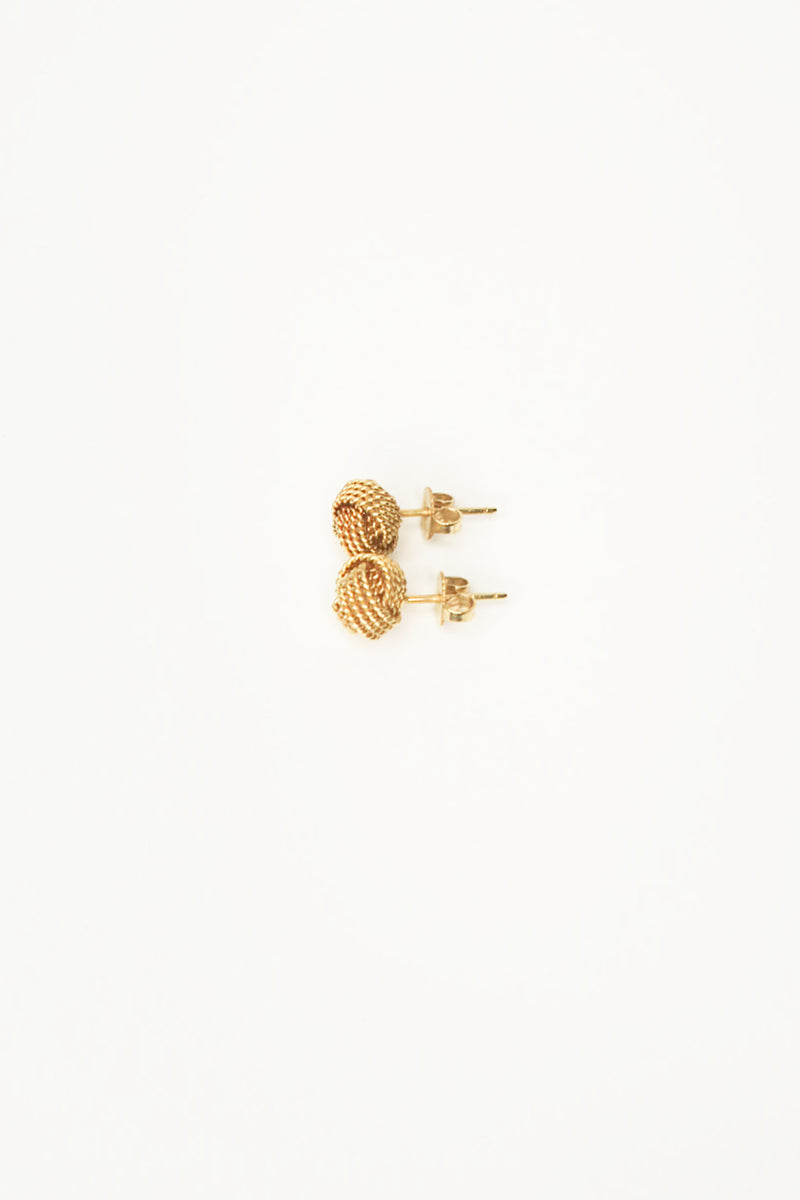 Tiffany & Co. 18K Twist Knot Stud Earrings