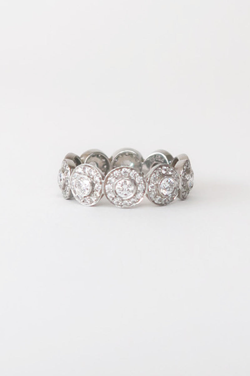 Tiffany & Co. Platinum Platinum Diamond Circlet Band Ring