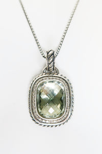 David Yurman Quartz Albion Diamond Necklace